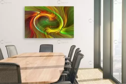 Twirl - רעיה גרינברג - תמונות מגניבות למשרד אבסטרקט רקעים צורות תבניות מופשטות  - מק''ט: 413532