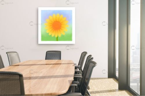  חיננית Yellow Daisy – ורדה ליבני | תמונה לקיר בסגנון מודרני