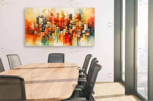 מבנים עירוניים – אמיר וינברגר | תמונה לקיר בסגנון מודרני