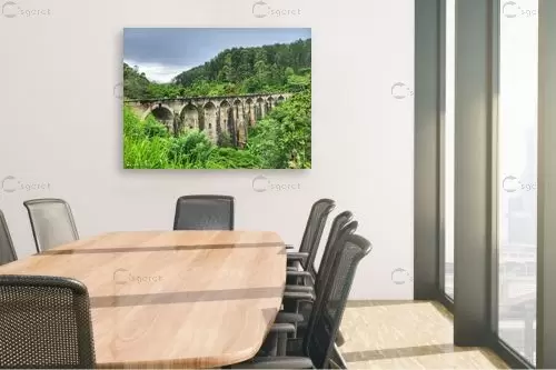 הגשר המפורסם של סרי לנקה - מתן הירש - צילומים  - מק''ט: 464284