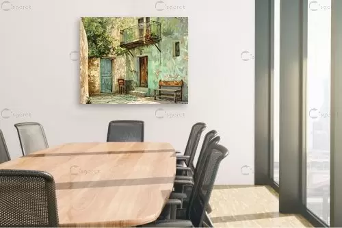 סמטה כפרית – יניב גרינברג | תמונה לקיר בסגנון כפרי