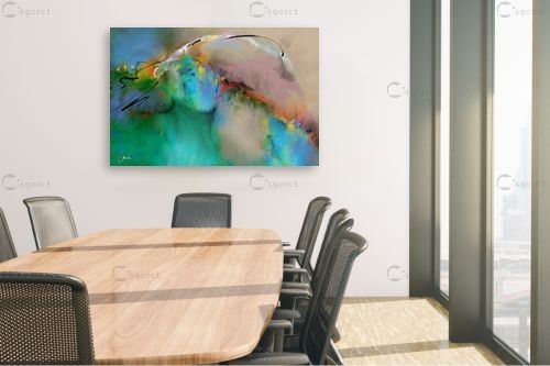 אישה מופשטת – איש גורדון סלקטד | תמונה לקיר בסגנון מופשט