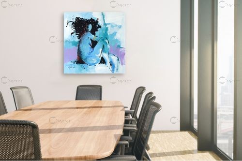 רעמתה – איש גורדון סלקטד | תמונה לקיר בסגנון מופשט