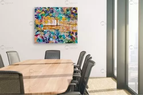 העץ ויופיו – אורלי רוזנברג לימיטד | תמונה לקיר בסגנון מופשט