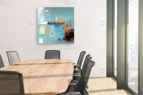 חרטום נושק למזח – איש גורדון | תמונה לקיר בסגנון מופשט