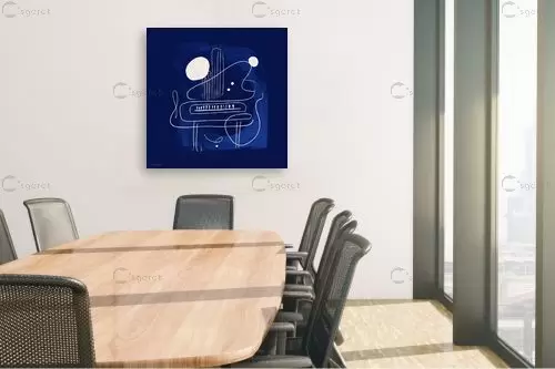 צלילי האור – אורית גפני | תמונה לקיר בסגנון מודרני