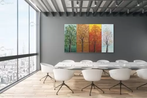 ארבע העונות 1 – רוני רות פלמר | תמונה לקיר בסגנון מודרני