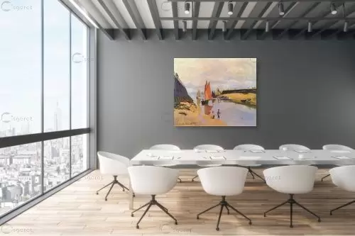 Claude Monet 003 - קלוד מונה - תמונות לסלון רגוע ונעים  - מק''ט: 115753