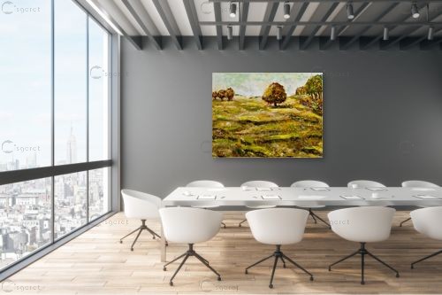 הרי ירושלים – שולי חיימזון | תמונה לקיר בסגנון כפרי