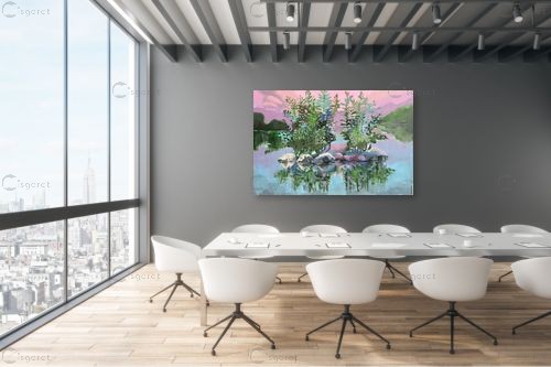 Poet's island – MMB Art Studio | תמונה לקיר בסגנון מודרני