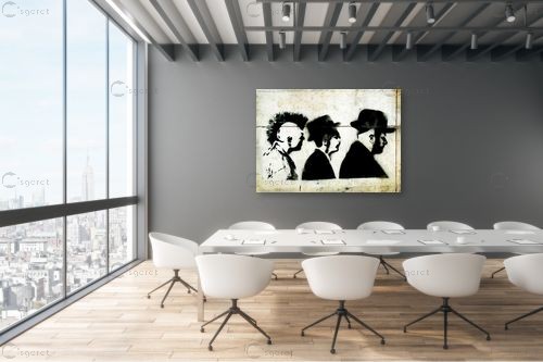 גרפיטי  ירושלמי – ויויאן נתן | תמונה לקיר בסגנון אורבני