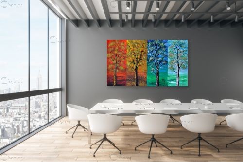 ארבעת העונות 2 – רוני רות פלמר | תמונה לקיר בסגנון מודרני