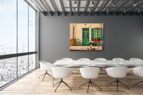 מרפסת – איזבלה אלקבץ | תמונה לקיר בסגנון כפרי