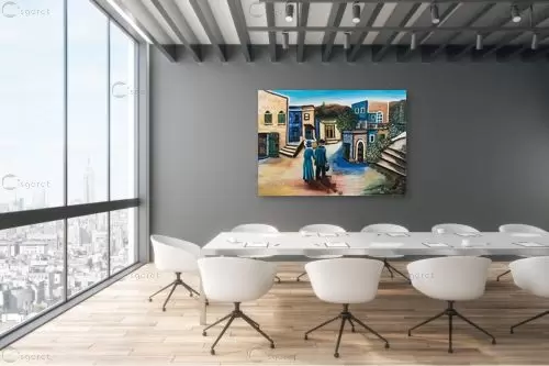 השיבה הביתה – מזל בוכריס | תמונה לקיר בסגנון כפרי