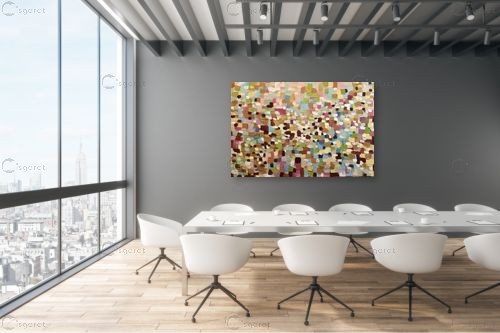 Pink cubes  – MMB Art Studio | תמונה לקיר בסגנון מופשט