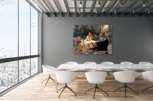 The Lady of Shalott – גון ויליאם ווטרהאוס | תמונה לקיר