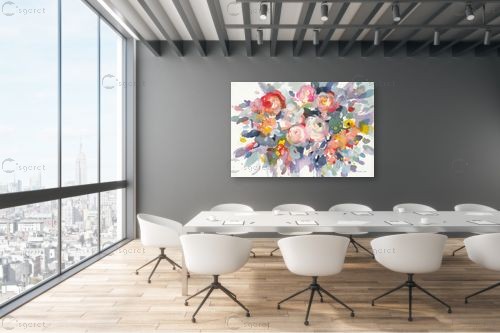 התפרצות פרחית – Danhui Nai | תמונה לקיר בסגנון מודרני