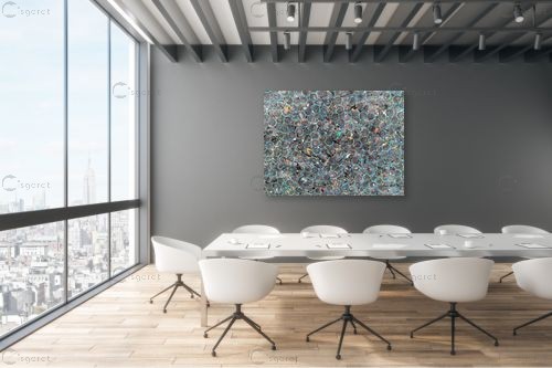 עיגול צבעוני – יעל ארט | תמונה לקיר בסגנון מודרני