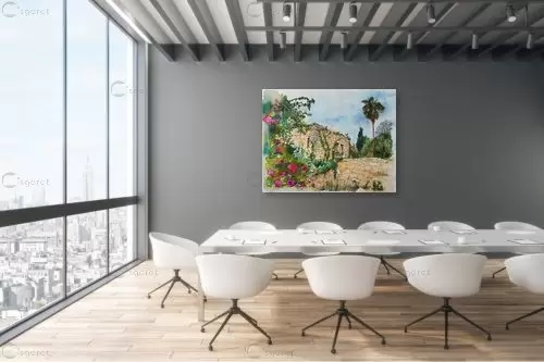 הבית של משפחת אבולפיה – חיה וייט לימיטד | תמונה לקיר בסגנון כפרי