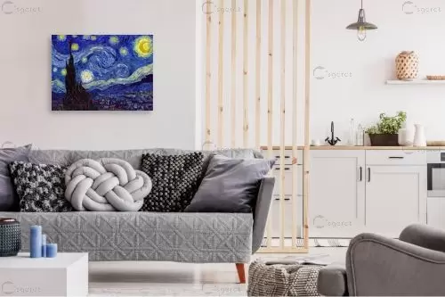 ליל כוכבים Starry night – וינסנט ואן גוך | תמונה לקיר בסגנון קלאסי