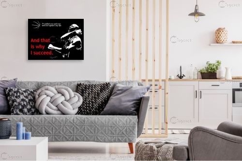 Michael Jordan - מסגרת עיצובים - חדר כושר טיפוגרפיה דקורטיבית  - מק''ט: 240861