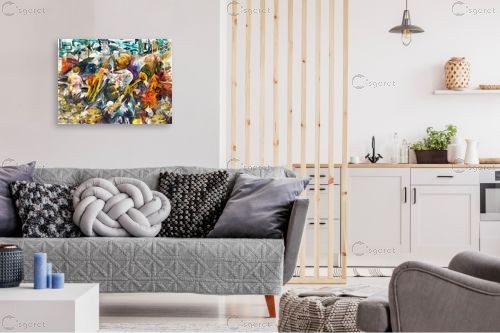 כל העיר  Jazz – בן רוטמן | תמונה לקיר בסגנון אורבני