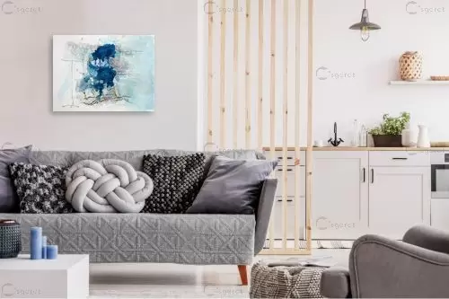 albero blue – ליה מלחי | תמונה לקיר בסגנון מופשט