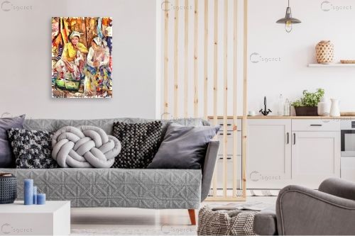 מוכרות בשוק – בן רוטמן | תמונה לקיר