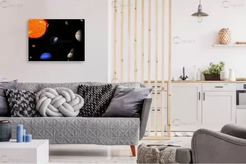 מערכת השמש 1 – Artpicked- space | תמונה לקיר בסגנון מודרני