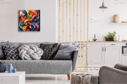 גלים עתידניים – אמיר וינברגר | תמונה לקיר בסגנון מודרני