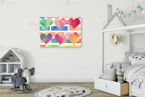 אהבה צבעונית – Artpicked | תמונה לקיר בסגנון מודרני