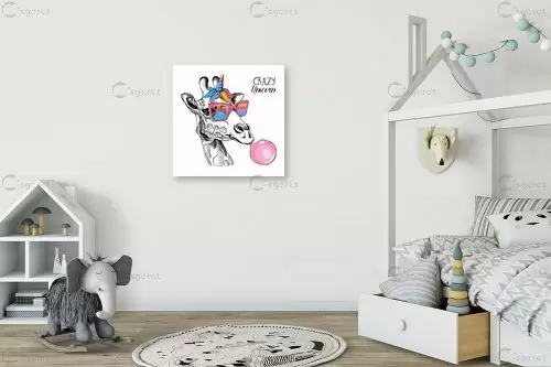 ג'ירף חד קרן – Artpicked Modern | תמונה לקיר בסגנון סוריאליסטי