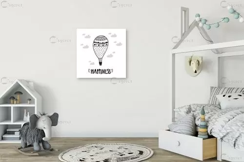 כדור פורח - שמחה - Artpicked Modern - תמונות לחדרי ילדים חדרי ילדים  - מק''ט: 376404