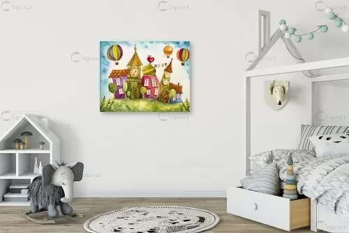 דירה להשכיר - Artpicked Modern - תמונות לחדרי ילדים חדרי ילדים  - מק''ט: 376434