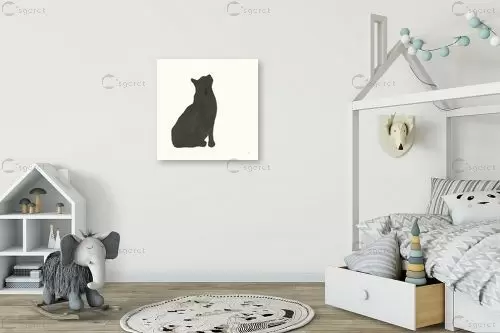 חתול שחור - Chris Paschke - תמונות לחדרי ילדים חדרי ילדים  - מק''ט: 389359