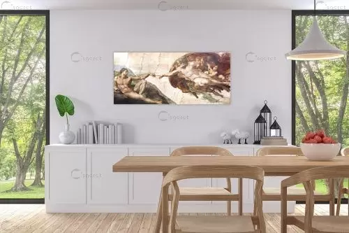 בריאת האדם מיכאלאנג&#039;לו – מיכלאנג&#039;לו בואונרוטי | תמונה לקיר