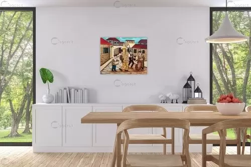 כלייזמרים – מזל בוכריס | תמונה לקיר בסגנון כפרי