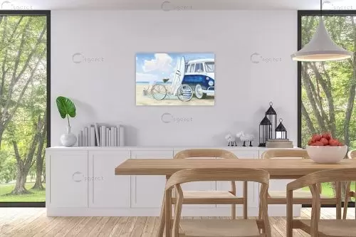 יום כיף בחוף – James Wiens | תמונה לקיר בסגנון כפרי