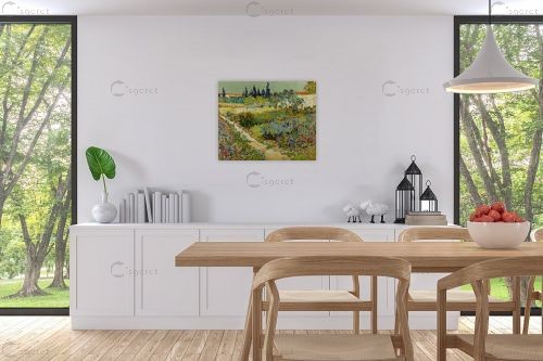 flowering garden – וינסנט ואן גוך | תמונה לקיר