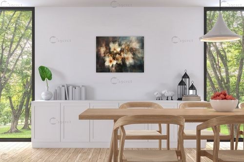 זר בלבן – יובל אמיר | תמונה לקיר בסגנון כפרי