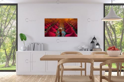פנטזיית צבעים - יוסי גבעוני - תמונות צבעוניות לסלון תמונות של בינה מלאכותית  - מק''ט: 468209