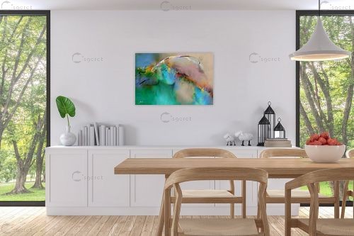 אישה מופשטת – איש גורדון סלקטד | תמונה לקיר בסגנון מופשט