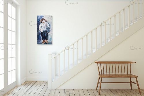 מוכר העיתונים – שולי חיימזון | תמונה לקיר בסגנון מודרני