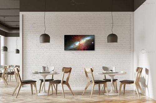 Starburst Galaxy - חלל – Artpicked- space | תמונה לקיר בסגנון מודרני