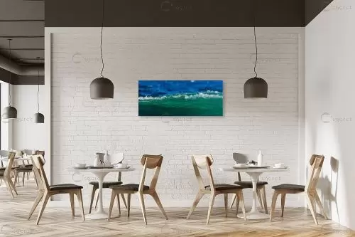 גל בודד – יבגני זלבקוב | תמונה לקיר בסגנון מודרני