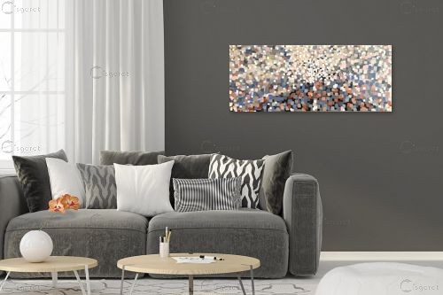 Pixelated road  - MMB Art Studio - תמונות לסלון מודרני אבסטרקט רקעים צורות תבניות מופשטות  - מק''ט: 315378