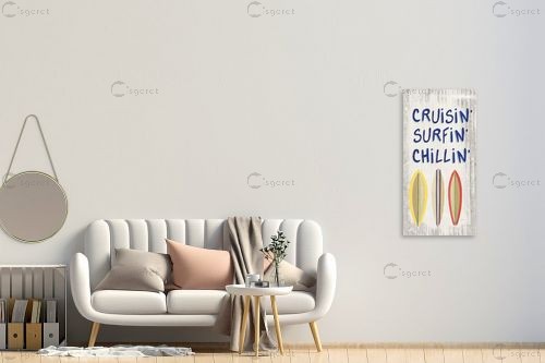 Chillin Surfin - James Wiens - תמונות לסלון רגוע ונעים חדרי ילדים  - מק''ט: 391006