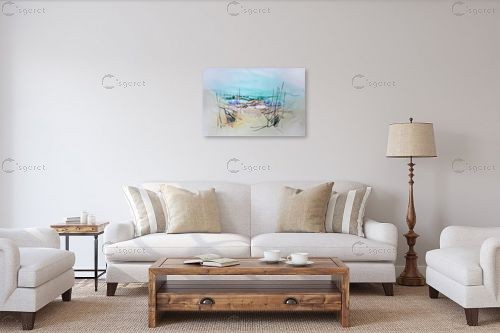נןף - אורן יבנין - תמונות לסלון רגוע ונעים צבעי מים  - מק''ט: 262635