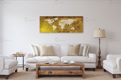 מפת עולם מעוצבת – מפות העולם | תמונה לקיר