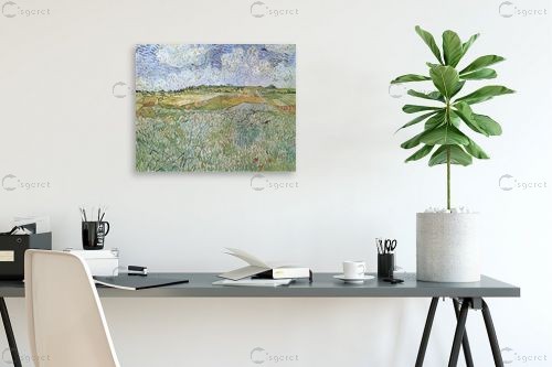 plain at auvers – וינסנט ואן גוך | תמונה לקיר